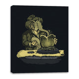 Idiotic Jones - Canvas Wraps Canvas Wraps RIPT Apparel 16x20 / Black