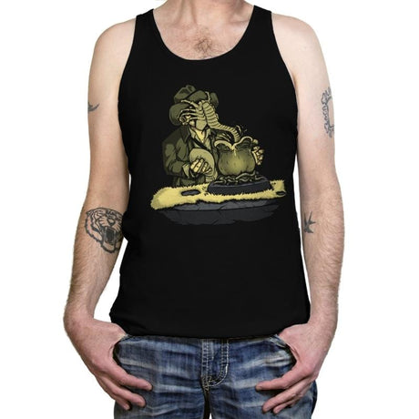 Idiotic Jones - Tanktop Tanktop RIPT Apparel X-Small / Black