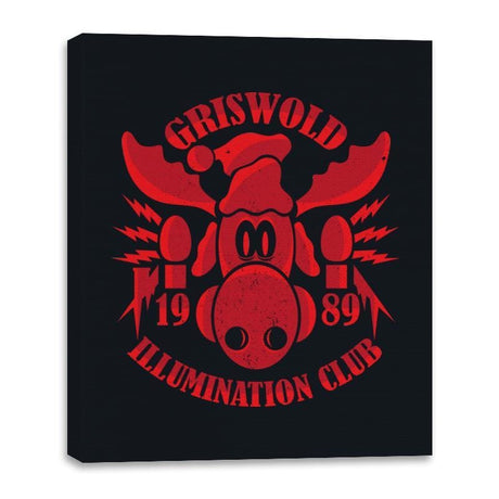 Illumination Club - Canvas Wraps Canvas Wraps RIPT Apparel 16x20 / Black