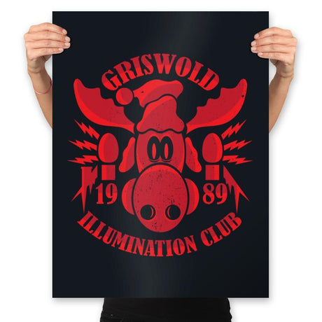 Illumination Club - Prints Posters RIPT Apparel 18x24 / Black