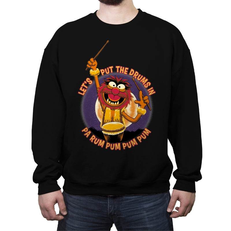 Animal Drummer Boy - Crew Neck Sweatshirt