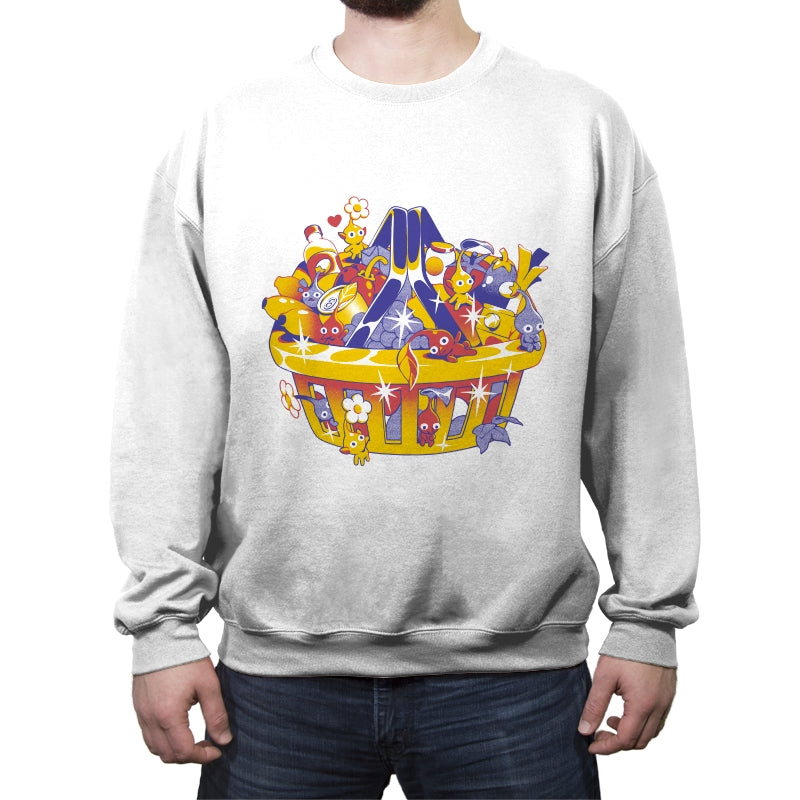 Basket of Creatures - Crew Neck Sweatshirt