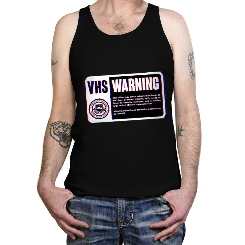 VHS Nostalgia Warning  - Tanktop