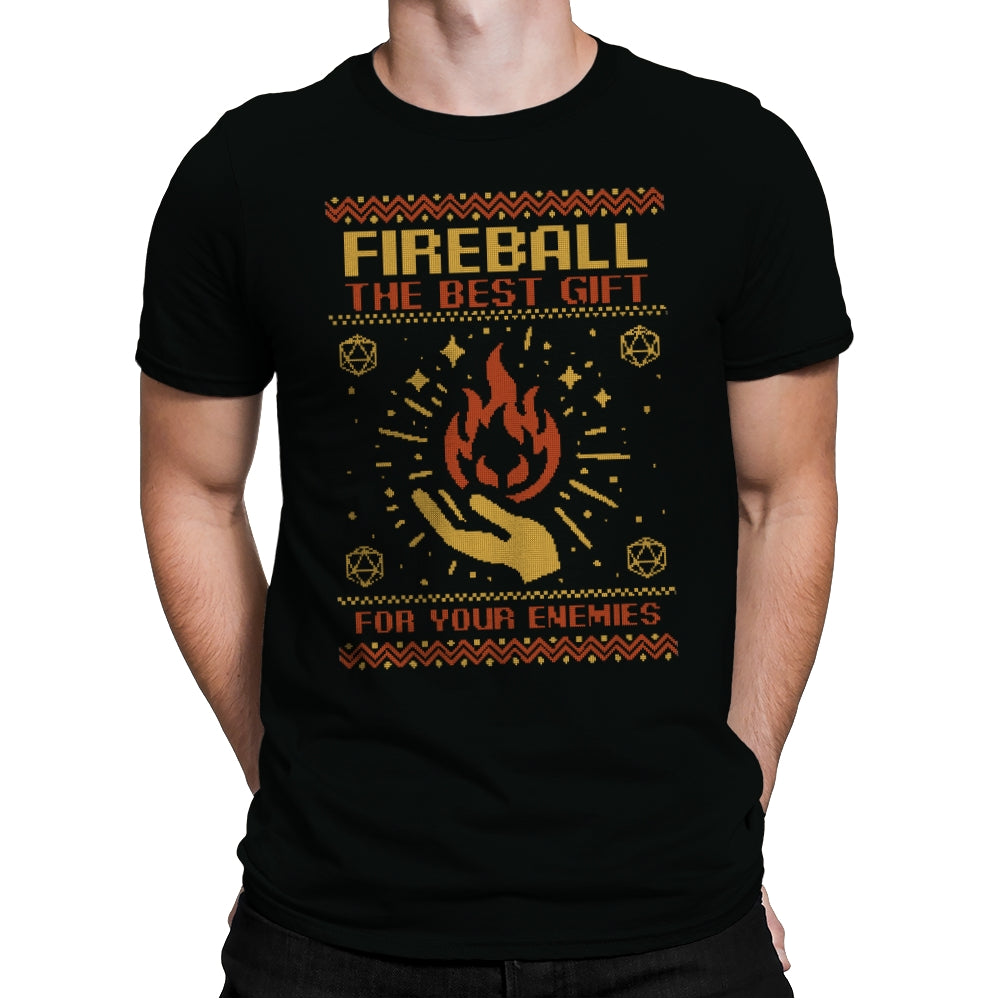 Ugly Sweater RPG Fireball - Mens Premium