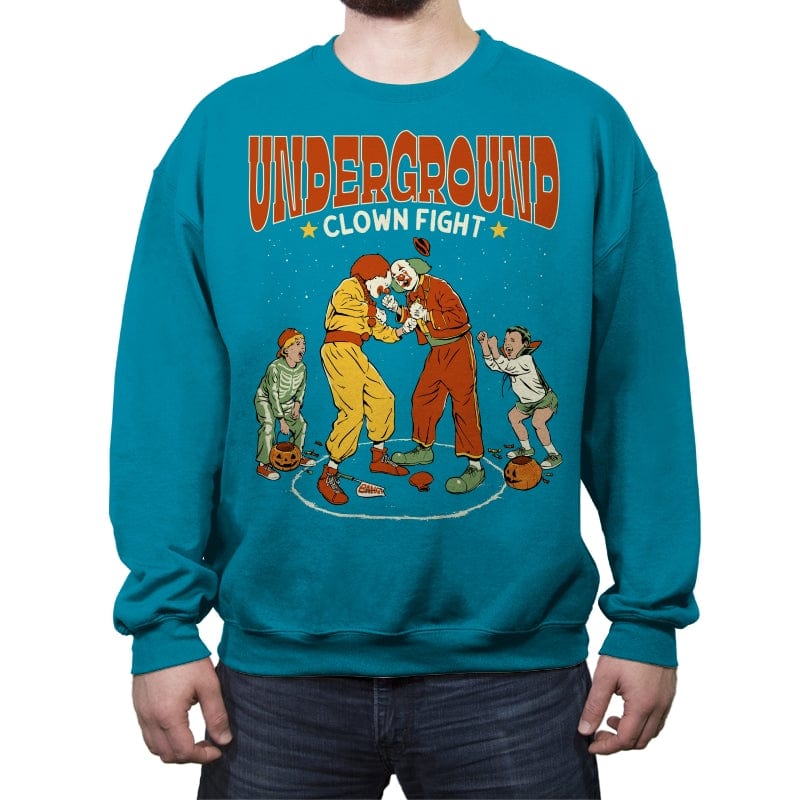 Clown Fight - Crew Neck Sweatshirt