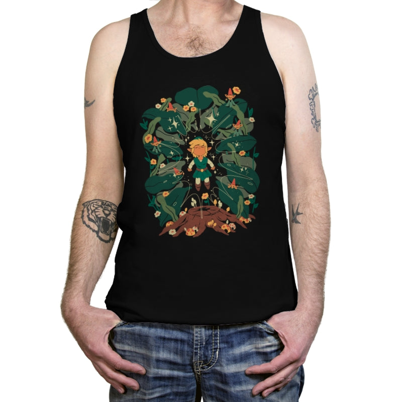 Minish Boy and Gnomes - Tanktop