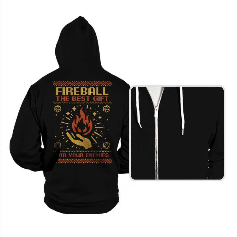 Ugly Sweater RPG Fireball - Hoodies