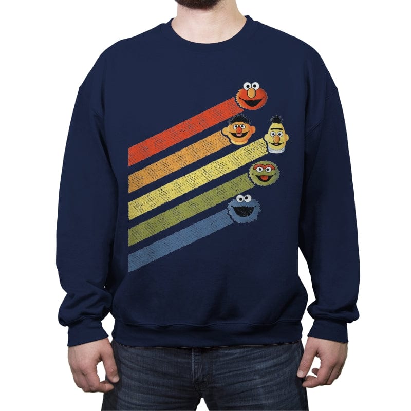 Retro Sesame - Crew Neck Sweatshirt