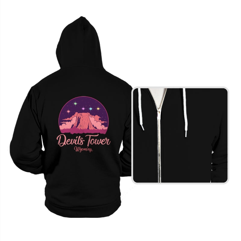 Devils Tower - Wyoming - Hoodies