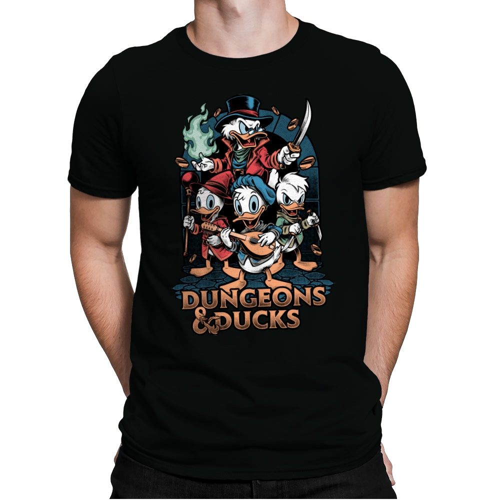 Dungeons and Ducks Cartoon - Mens Premium