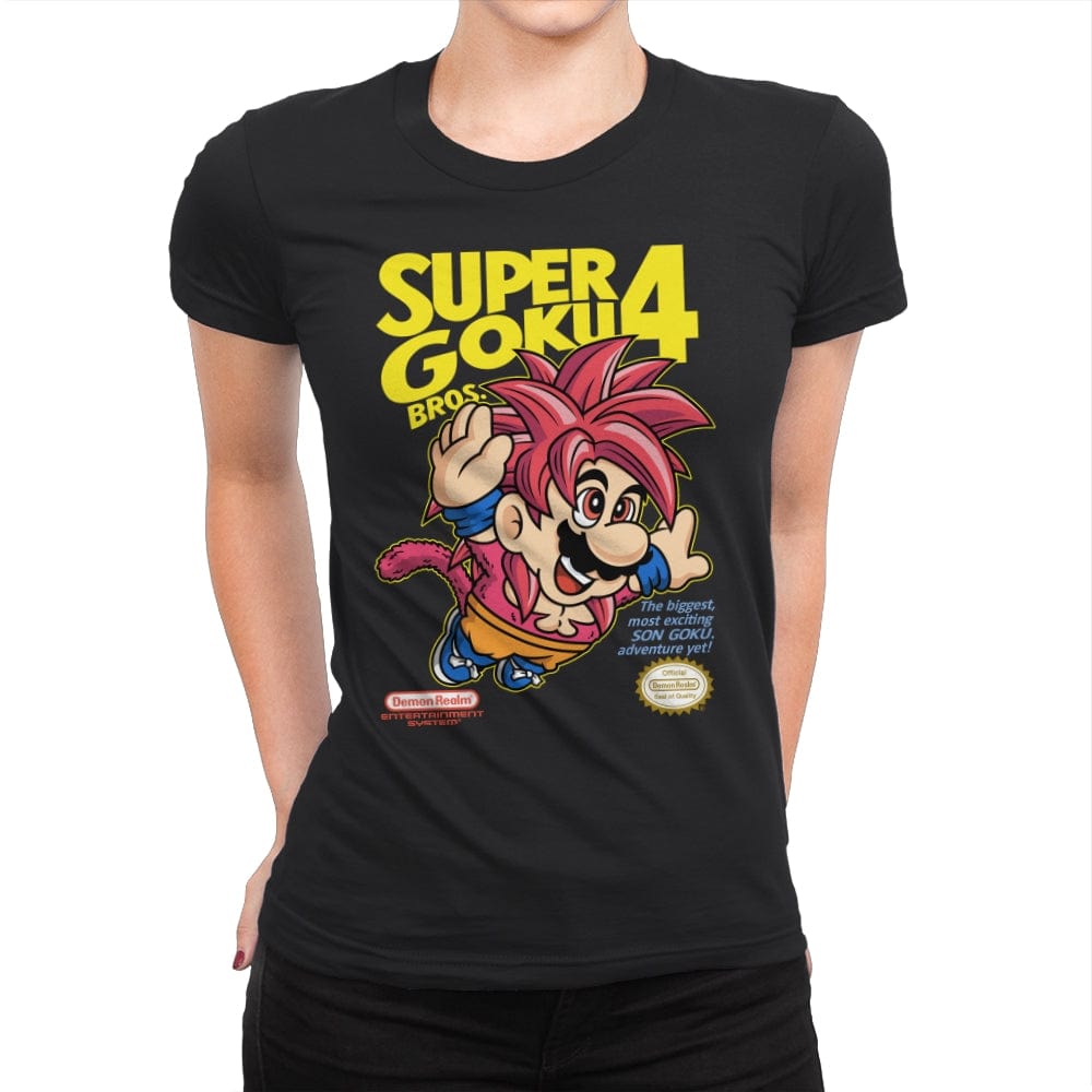 Super Goku Bros 4 - Womens Premium