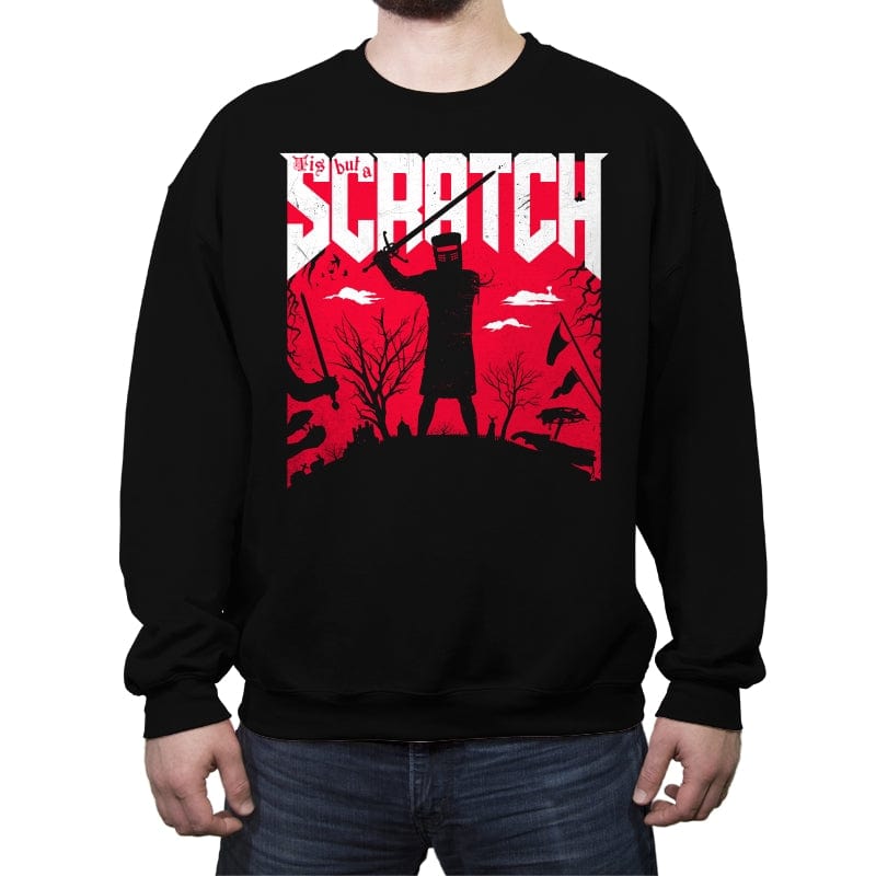 Tis but a Scratch Doom - Crew Neck Sweatshirt