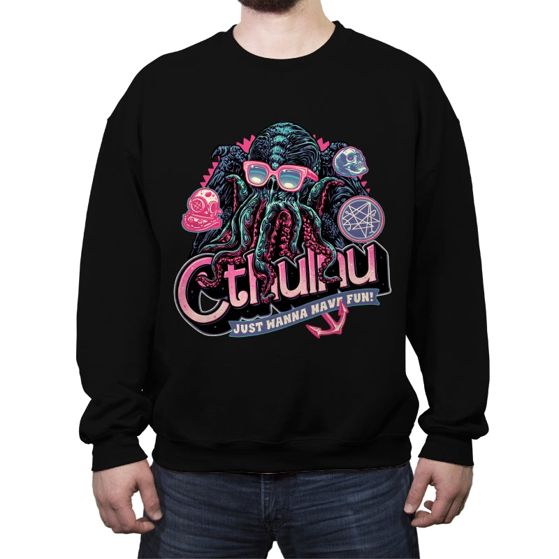 Creatures from the Deep - Crew Neck Sweatshirt