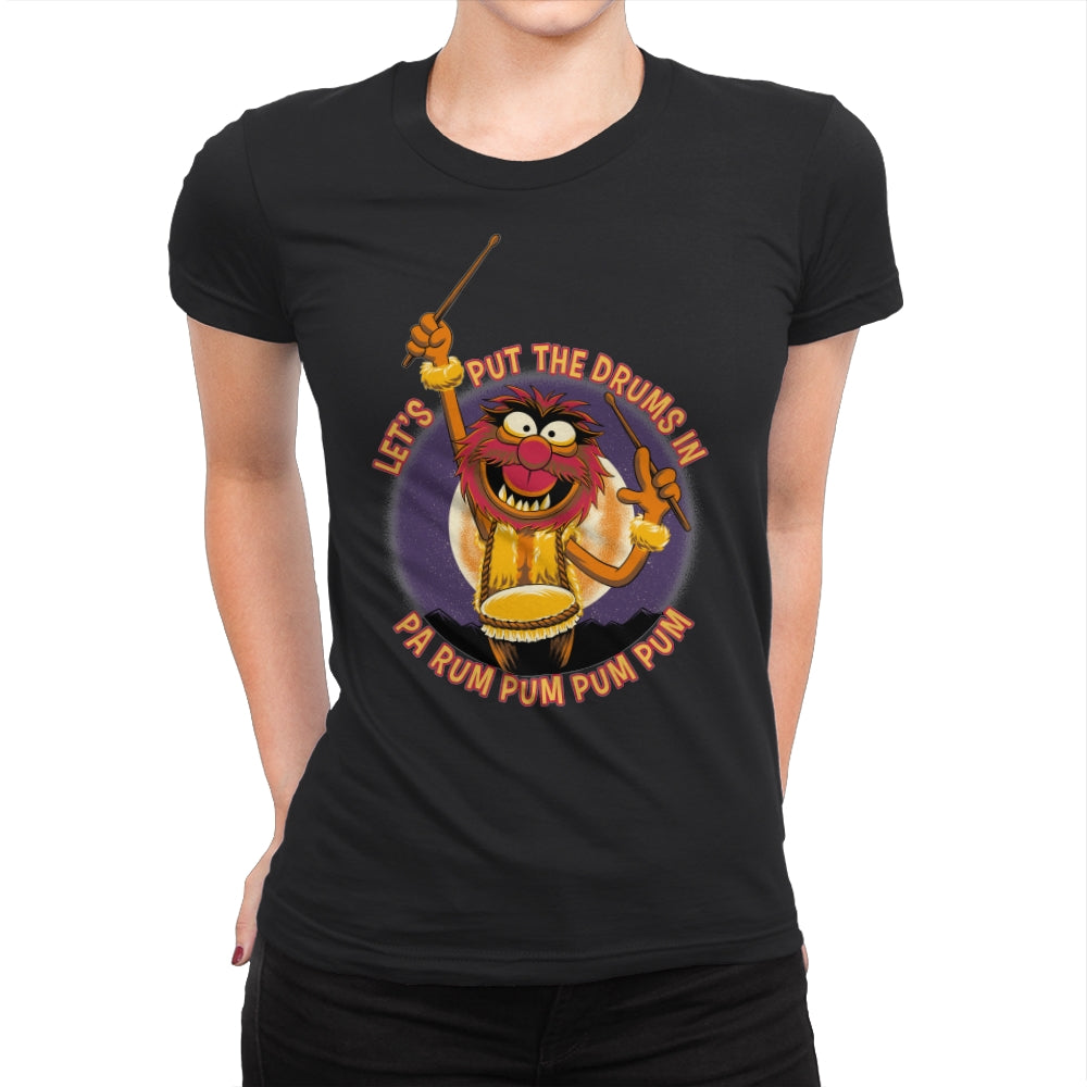 Animal Drummer Boy - Womens Premium