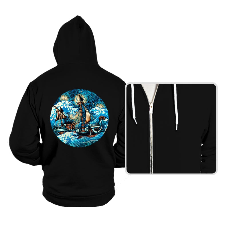 Pirate Waves - Hoodies