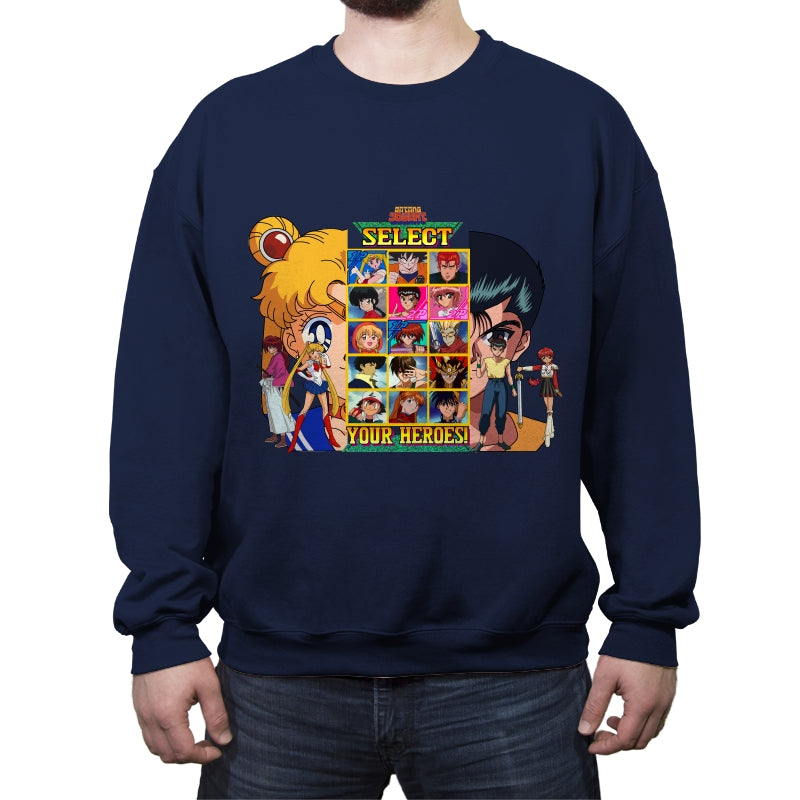 Select 90s Heores - Crew Neck Sweatshirt