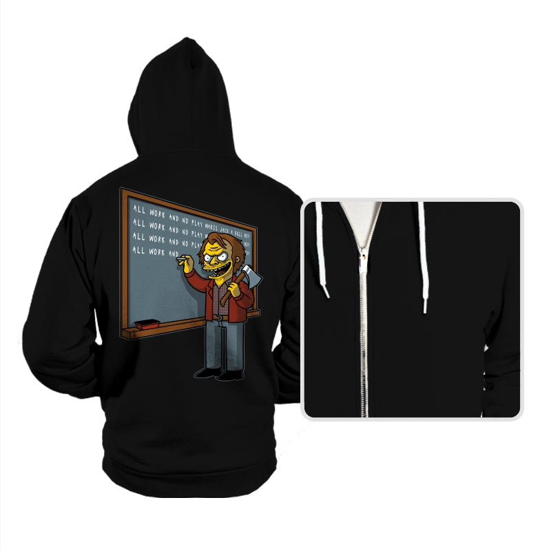 Horror Movie Chalkboard Animation - Hoodies