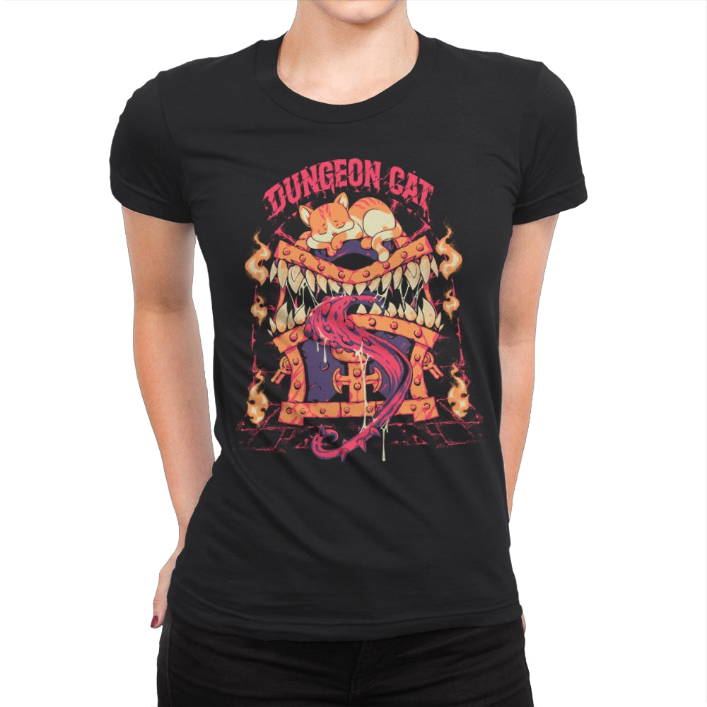 Dungeon Cat  - Womens Premium