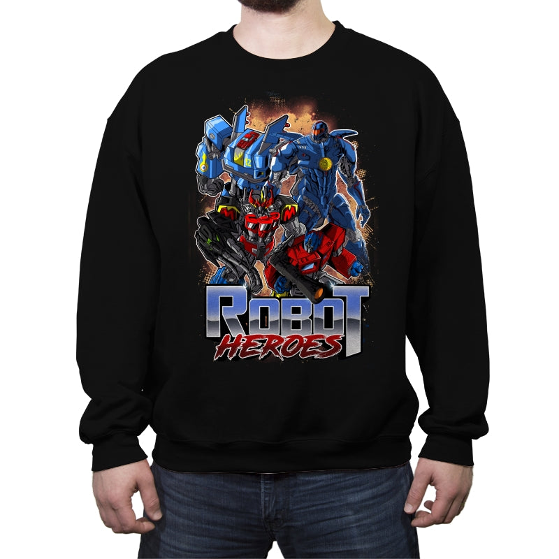 Robot Heroes - Crew Neck Sweatshirt