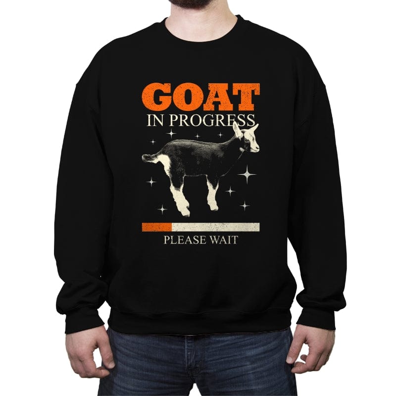 Goat In Progress - Crew Neck Sweatshirt