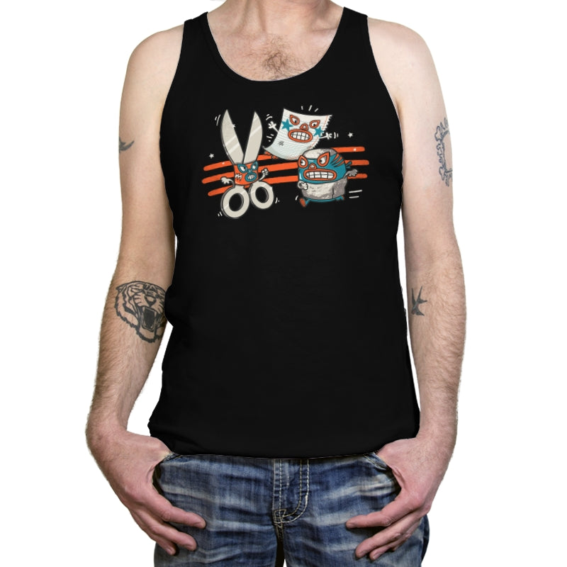 Rock_Paper_Scissor_Hold - Tanktop