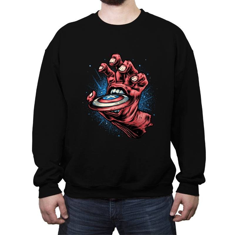 Big Red Hand - Crew Neck Sweatshirt