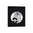 Imaginary Dire Wolf - Canvas Wraps Canvas Wraps RIPT Apparel 8x10 / Black