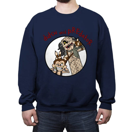 Imaginary Predator - Crew Neck Sweatshirt Crew Neck Sweatshirt RIPT Apparel Small / Navy