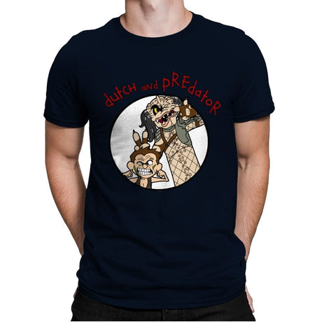 Imaginary Predator - Mens Premium T-Shirts RIPT Apparel Small / Midnight Navy