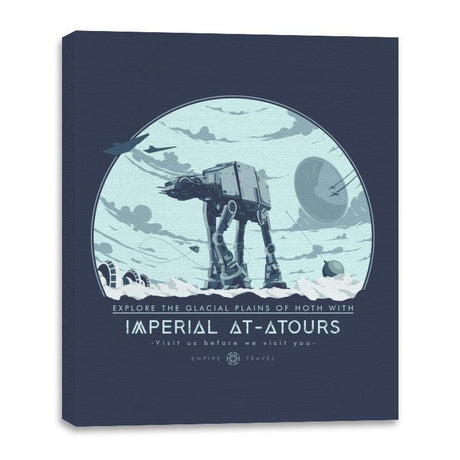 Imperial Tours - Best Seller - Canvas Wraps Canvas Wraps RIPT Apparel 16x20 / Navy