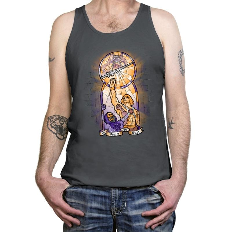 In Power We Trust - Tanktop Tanktop RIPT Apparel X-Small / Asphalt