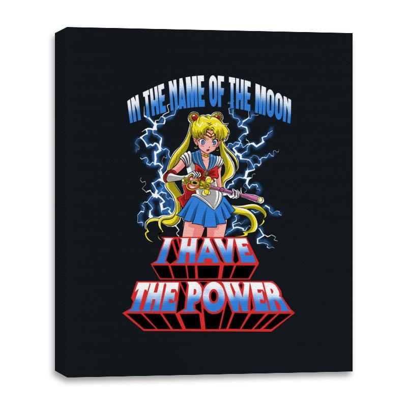 In the Name of the Moon - Canvas Wraps Canvas Wraps RIPT Apparel 16x20 / Black