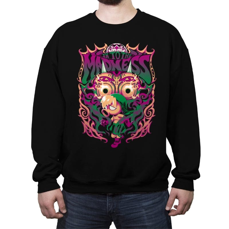 In to the Madness - Crew Neck Sweatshirt Crew Neck Sweatshirt RIPT Apparel Small / Black