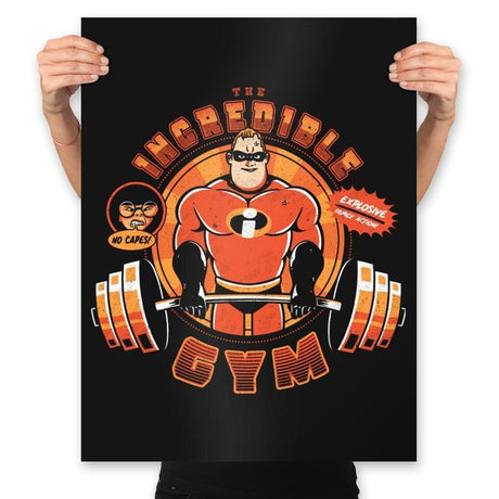 Incredible GYM - Prints Posters RIPT Apparel 18x24 / Black