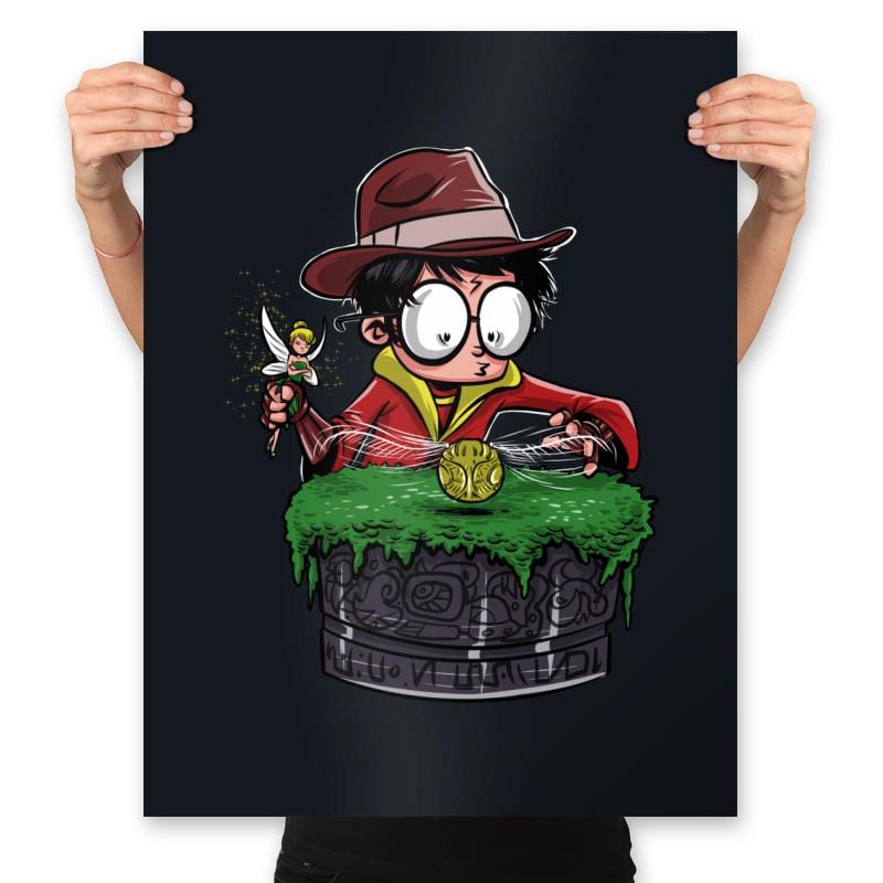 Indiana Potter - Prints Posters RIPT Apparel 18x24 / Black