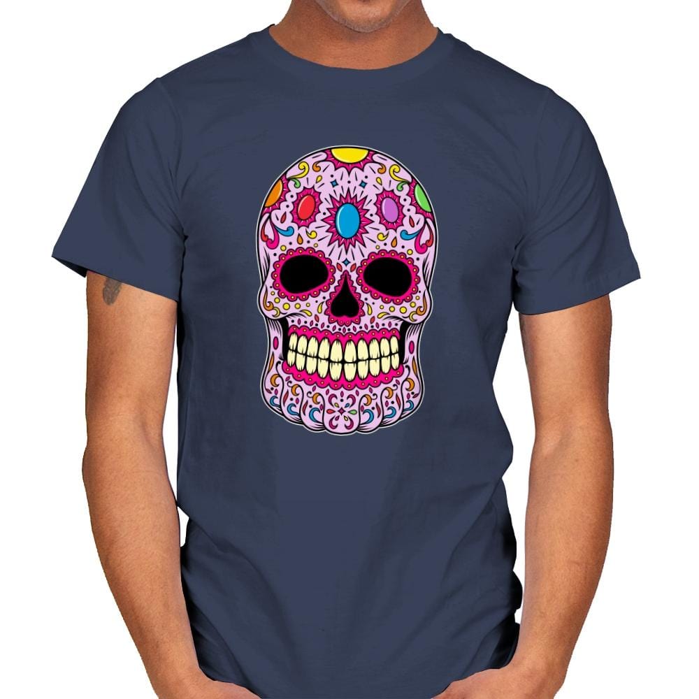 Infinity Calavera - Mens T-Shirts RIPT Apparel Small / Navy