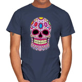 Infinity Calavera - Mens T-Shirts RIPT Apparel Small / Navy