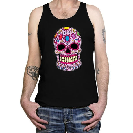 Infinity Calavera - Tanktop Tanktop RIPT Apparel X-Small / Black