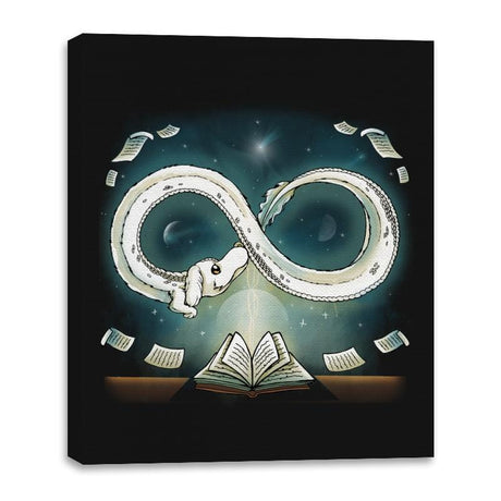 Infinity Story - Canvas Wraps Canvas Wraps RIPT Apparel 16x20 / Black