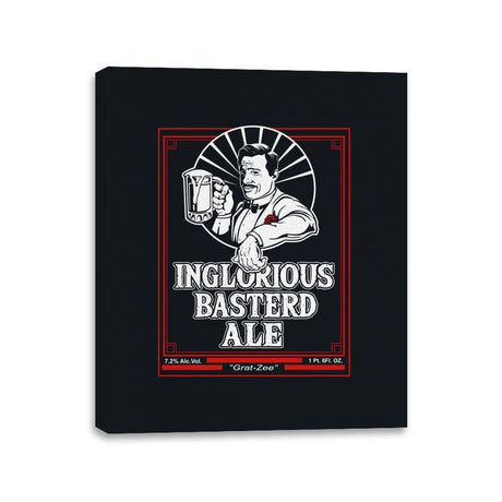 Inglorious Ale - Canvas Wraps Canvas Wraps RIPT Apparel 11x14 / Black