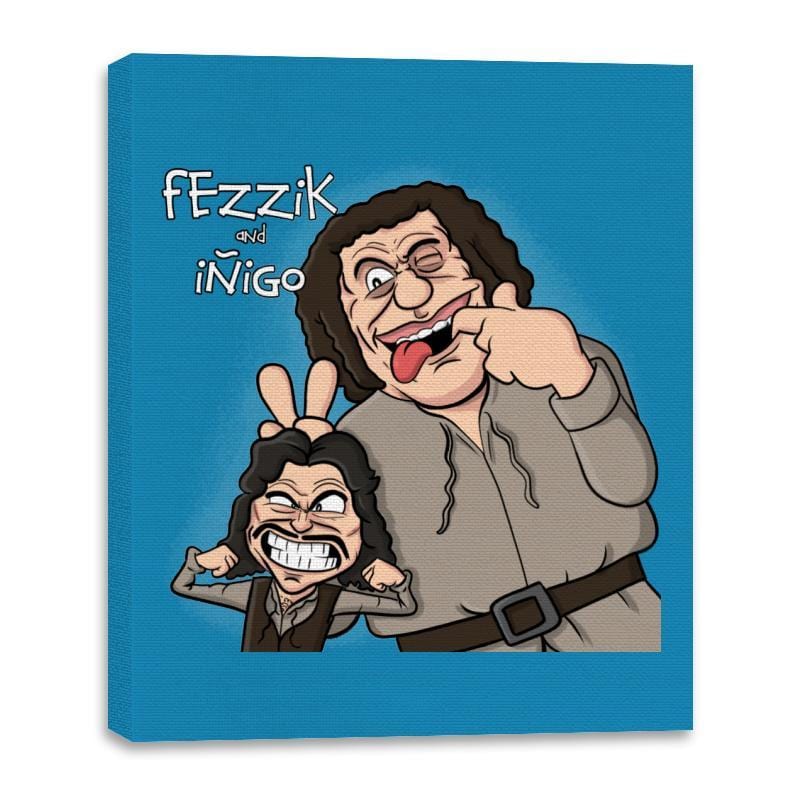 Iñigo and Fezzik - Canvas Wraps Canvas Wraps RIPT Apparel 16x20 / Sapphire