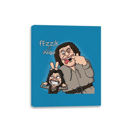 Iñigo and Fezzik - Canvas Wraps Canvas Wraps RIPT Apparel 8x10 / Sapphire