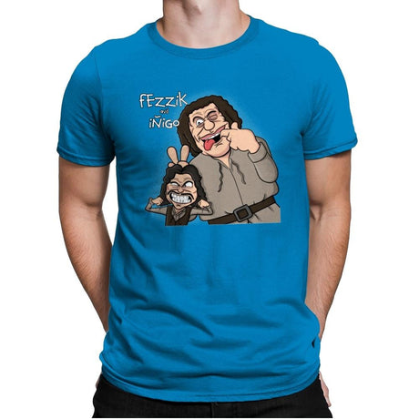 Iñigo and Fezzik - Mens Premium T-Shirts RIPT Apparel Small / Turqouise