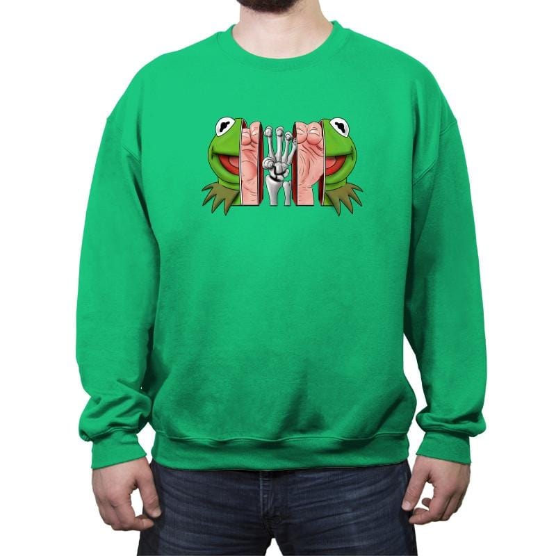 Inside the Frog - Crew Neck Sweatshirt Crew Neck Sweatshirt RIPT Apparel