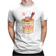 Instant Cat Noodles - Mens Premium T-Shirts RIPT Apparel Small / White