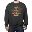 Intend Your Puns! - Crew Neck Sweatshirt Crew Neck Sweatshirt RIPT Apparel Small / Charcoal