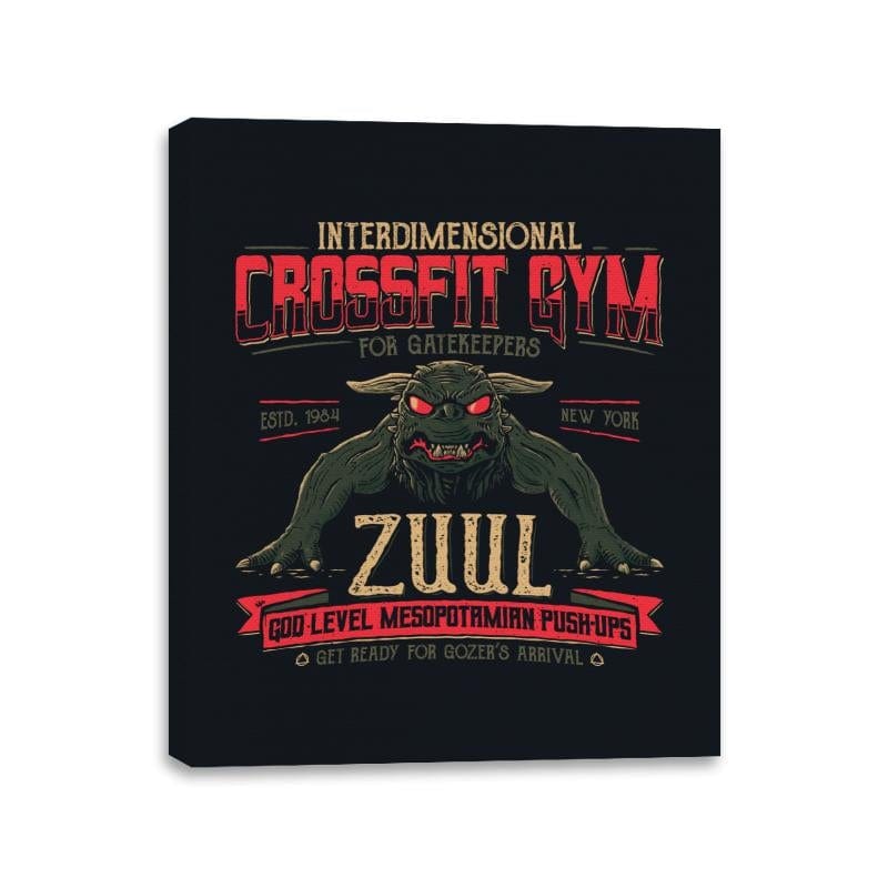 Interdimensional CrossFit - Canvas Wraps Canvas Wraps RIPT Apparel 11x14 / Black