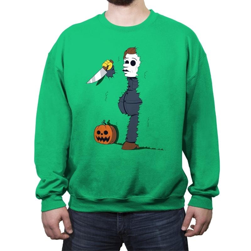 Into the Bushes - Crew Neck Sweatshirt Crew Neck Sweatshirt RIPT Apparel Small / Irish Green