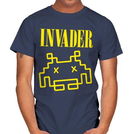 Invader - Shirt Club - Mens T-Shirts RIPT Apparel Small / Navy