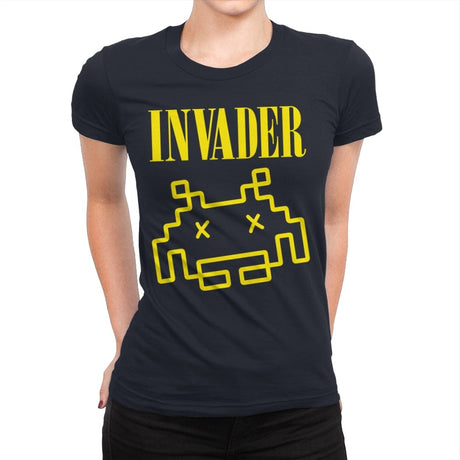 Invader - Shirt Club - Womens Premium T-Shirts RIPT Apparel Small / Midnight Navy